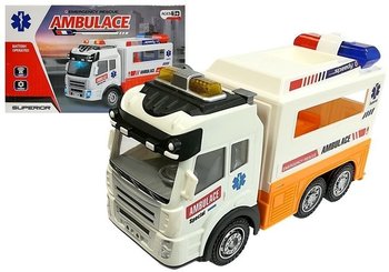 Ambulans Autko na Baterie Światło Dźwięki - lean