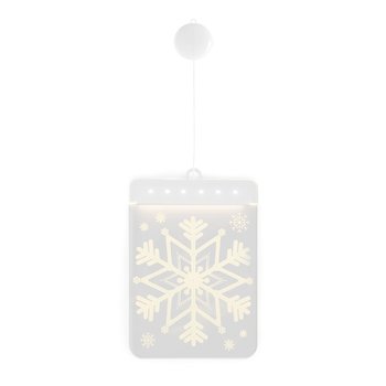 AmeliaHome, Dekoracja świąteczna Snowball, transparentny do wewnątrz - AmeliaHome