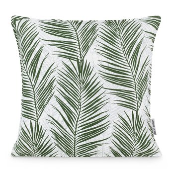 Ameliahome Poszewka Pikowana Z Wypełnieniem Tropical Bonaire 45X45 Zielona - AmeliaHome