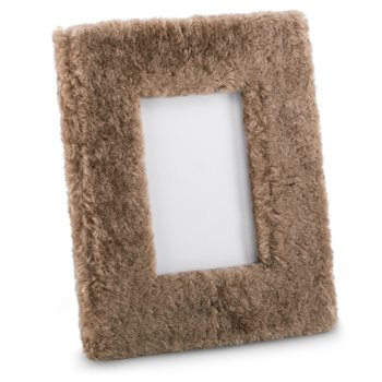 Ameliahome Ramka Na Zdjęcia Fur 21X26 Brązowa - AmeliaHome