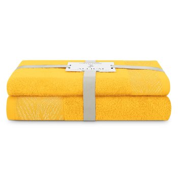 AmeliaHome, Ręcznik Allium żółty 50x90+70x130 cm - AmeliaHome