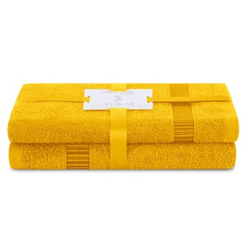 AmeliaHome, Ręcznik Avium żółty 50x90+70x130 cm - AmeliaHome
