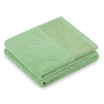 AmeliaHome, Ręcznik Bellis, zielony, 70x130 cm - AmeliaHome