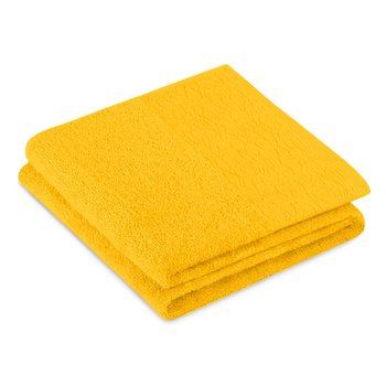 AmeliaHome, Ręcznik Flos, żółty, 70x130 cm - AmeliaHome