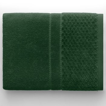 AmeliaHome, Ręcznik Rubrum, butelkowa zieleń, 70x130 cm - AmeliaHome