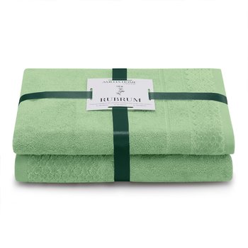 AmeliaHome, Ręcznik Rubrum zielony 50x90+70x130 cm - AmeliaHome