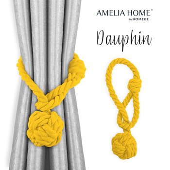 Ameliahome Upinacze Do Zasłon Dauphin 2 Szt Miodowe - AmeliaHome