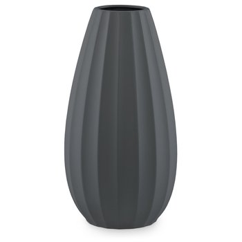 Ameliahome Wazon Dekoracyjny Ceramiczny Cob 18X33,5 Czarny - AmeliaHome