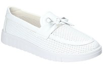 AMERICAN CLUB RL157 ELEGANCKIE ORYGINALNE BUTY SKÓRZANE MODNE MOKASYNY DAMSKIE WHITE 37 AMERICAN CLUB