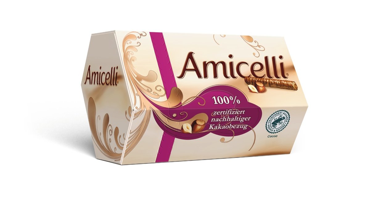 Amicelli rurki z nadzieniem orzechowym 150g - Amicelli | Sklep EMPIK.COM