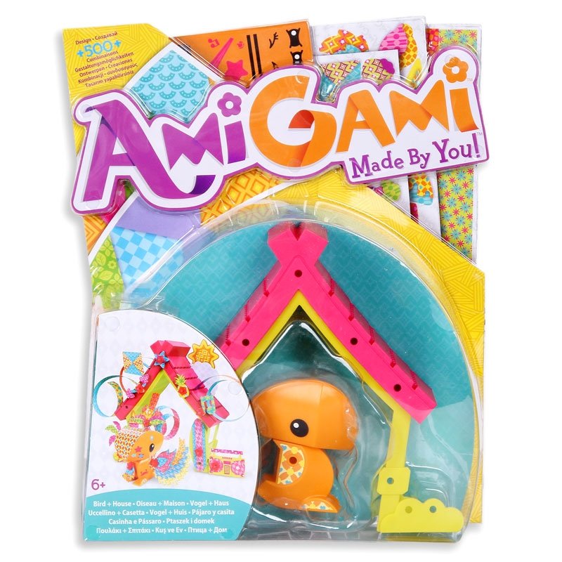 AmiGami, figurka + domek Tropical Bird