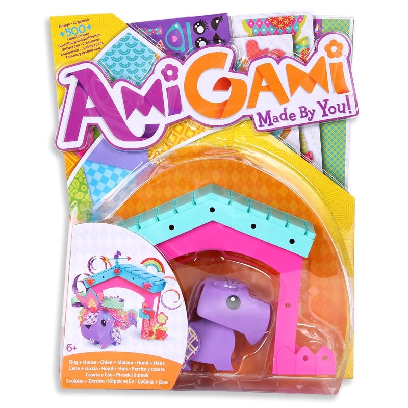 AmiGami, figurka Scottie Dog + domek