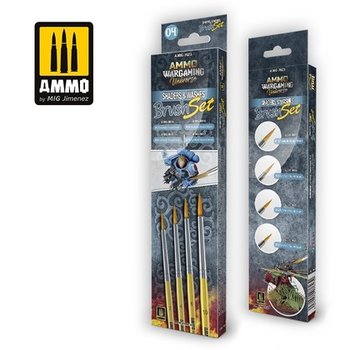 Ammo: Wargaming Universe - Shaders & Washes Brush Set - Ammo