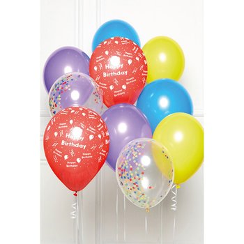 Amscan, bukiet balonowy DIY Urodzinowy, 10 balonów - Amscan