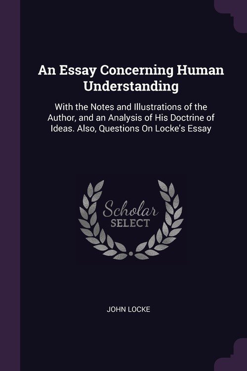 essay concerning human understanding key ideas