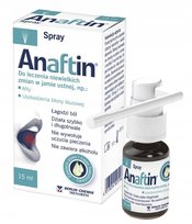 Anaftin, Spray na afty owrzodzenia, 15 ml