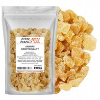 ANANAS KANDYZOWANY KOSTKA 1kg Przekąska słodki dodatek w kostkach Kol-Pol Kol-pol