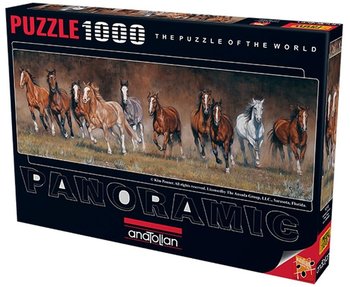 Anatolian, puzzle, Panorama Dzikie konie, 1000 el. - Anatolian