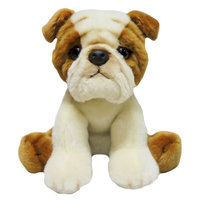 Anek, maskotka, pies Bull Dog, 30 cm