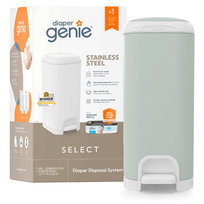 ANGELCARE Diaper Genie Pojemnik na pieluchy ze stali nierdzewnej Select + 1 wkład XL miętowy