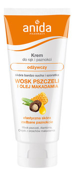 Anida, krem do rąk i paznokci odżywczy wosk pszczeli i olej makadamia, 100 ml - Anida