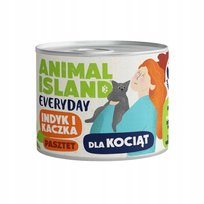 ANIMAL ISLAND Everyday indyk kaczka mokra karma dla kota 185g