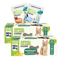 ANIMAL ISLAND Indyk/Biała ryba w filecie MIX 80x85g