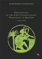 Animal Sacrifice in Ancient Greece Opracowanie zbiorowe