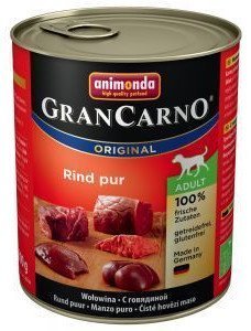 ANIMONDA GranCarno Adult Dog smak: Wołowina 6 x 800g - Animonda