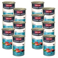 ANIMONDA Grancarno Adult łosoś i szpinak Mokra karma dla psa PUSZKA 12x400g