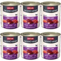 ANIMONDA Grancarno Adult wołowina jagnięcina 6x800g