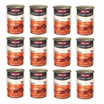 ANIMONDA Grancarno Adult wołowina kurczak Mokra karma dla psa puszka 12x400g