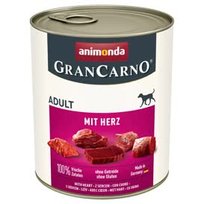 Animonda GranCarno Karma Dla Psa Wieprzowina Serca 800g