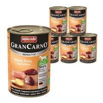 ANIMONDA GranCarno Sensitiv Adult Dog smak: Indyk + ziemniaki 6x400g