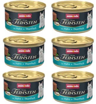 ANIMONDA Vom Feinsten Mus Kurczak i tuńczyk Mokra karma dla kota 6x85g - Animonda