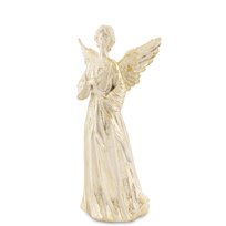 Aniołek Figurka Rzeźba Statuetka Anioł Jasny Złoty Przecierany Na Prezent Inna marka