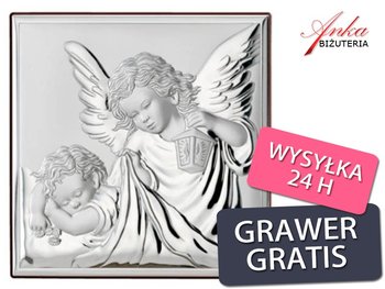 AnKa Biżuteria, Obrazek Srebrny Anioł Stróż z latarenką Prezent dla - Inna marka