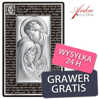 AnKa Biżuteria, Obrazek srebrny Święta Rodzina 22,4 cm*34,4 cm - Inna marka