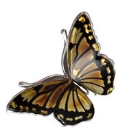 ankabizuteria.pl Broszko-wisior srebrny z bursztynem MOTYL grawerowan