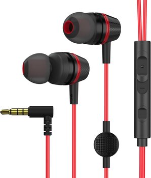 ANKBIT E100Pro SŁUCHAWKI DOUSZNE PRZEWODOWE Z MIKROFONEM NOISE CZERWONE - Inny producent