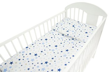 Ankras, Pościel niemowlęca, 2-elementowa, Stars, Niebieski, 100x135 cm - ANKRAS
