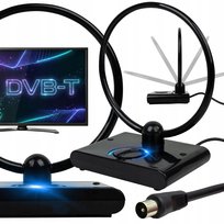 ANTENA DO TV NAZIEMNEJ POKOJOWA DVBT TV FHD 4K MUX-8 LTE WZMACNIACZ SYGNAŁU Inna marka