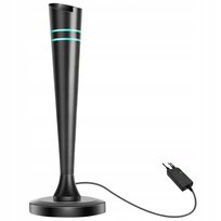 Antena Do Tv Zewnętrzna Wewnętrzna Cyfrowa Ze Wzmacniaczem 4K 1080P Hdtv