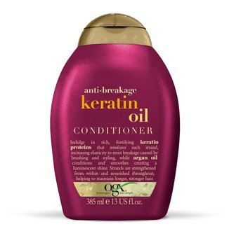Anti-Breakage + Keratin Oil Conditioner odżywka z olejkiem keratynowym zapobiegająca łamaniu włosów 385ml - Organix