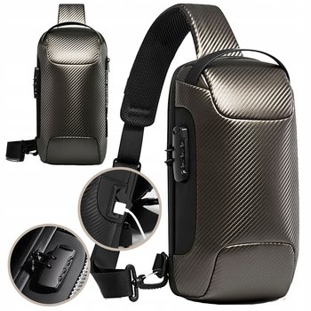 Antykradzieżowy  Plecak Miejski Bange Na Jedno Ramię Tsa Usb Torba - Bange