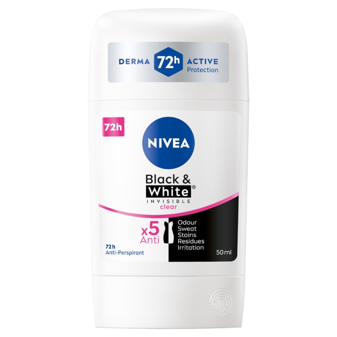 Empik Antyperspirant damski NIVEA Black White w sztyfcie