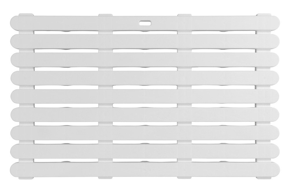 Zdjęcia - Dywanik łazienkowy Wenko Antypoślizgowa podkładka do wanny, , biała, 50x80 cm 