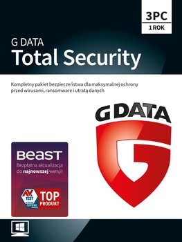 Antywirus G DATA Total Security - 3 urządzenia, 1 rok