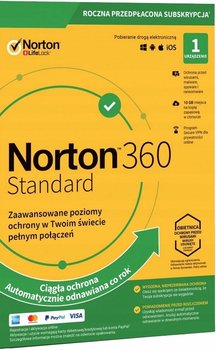 Antywirus NORTON 360 Standard VPN 10GB 1PC 1 rok KLUCZ ESD ELEKTRONICZNY - Inny producent