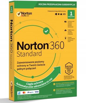 Antywirus Symantec Norton 360 Standard Pl 1 Urządzenie 1 Rok - Norton